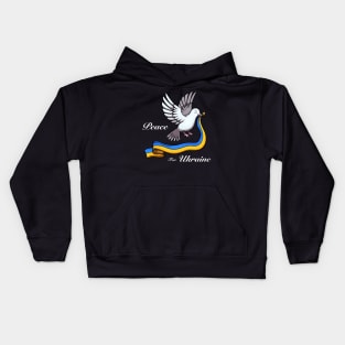 Peace For Ukraine Kids Hoodie